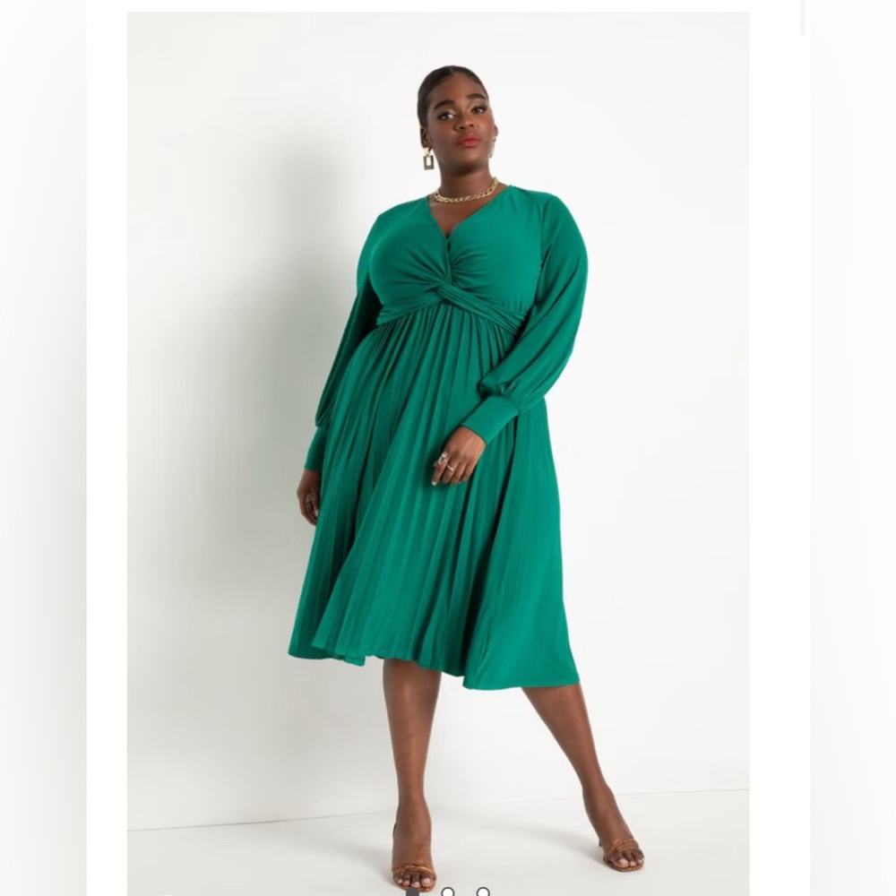 Eloquii Deep Teal Dress